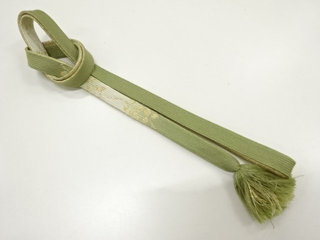 JAPANESE KIMONO / HAND-TIED OBIJIME
